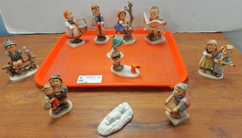 Tray 10 VB Hummels - 134, 141/1, 154/0, 13/0, 111/1, 6/0, 152/0, 73, 214A, 94 3/0