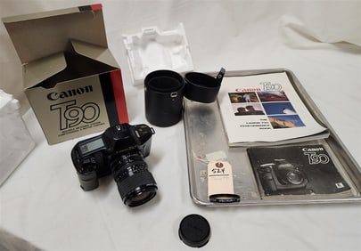 Bx'd Canon T90 w/Lense w/Manuals