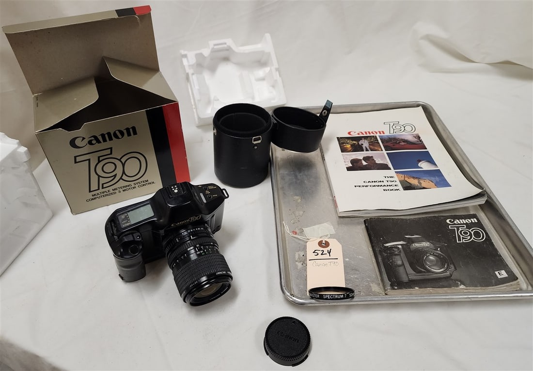 Bx'd Canon T90 w/Lense w/Manuals: Bx'd Canon T90 w/Lense w/Manuals