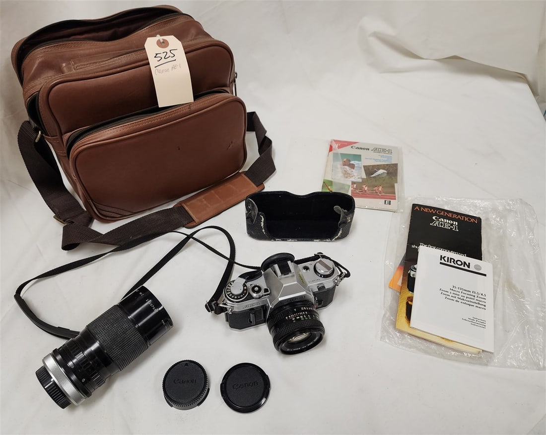 Canon AE-1 In Case w/Kiron Lense: Canon AE-1 In Case w/Kiron Lense