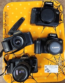 Tray 4 Canon Cameras - EOS A2, EOS 1000FN, T70, T50