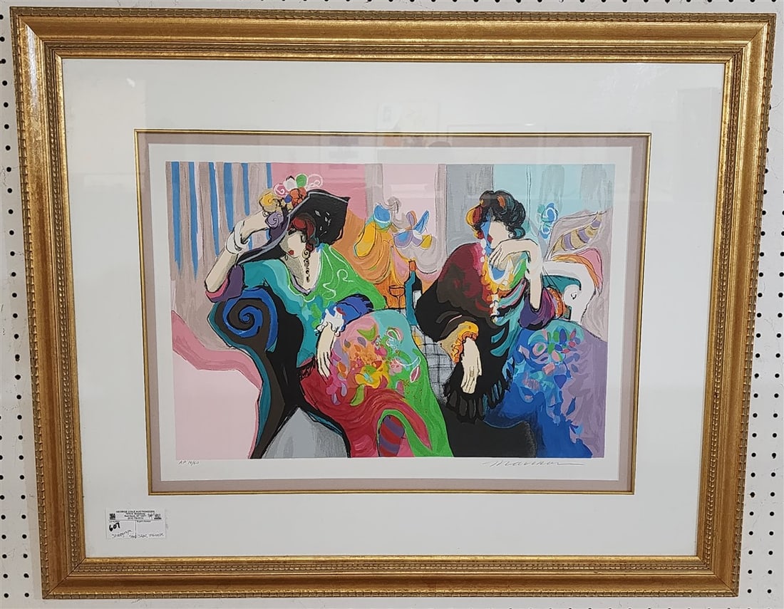 Seriograph Sgnd Isaac Maimon AP 14/50 16" X 22 1/2" w/Frame 28" X 34 1/2": Seriograph Sgnd Isaac Maimon AP 14/50 16" X 22 1/2" w/Frame 28" X 34 1/2"