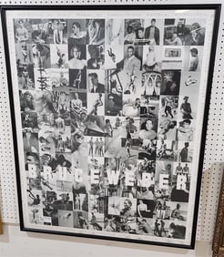 Bruce Weber Exhibition Poster 1991 46 1/2" X 37 1/2" w/Frame 38" X 49"