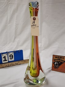 Harrie Art Galss Vase 17 1/4"