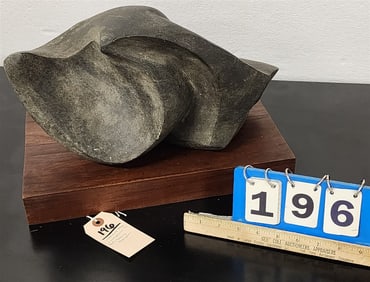 Albermale Stone Sculpture By Betty Conway Tomson 9" H X 15"