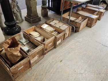 Lot 10 Bx's American Franklin Olean Tile Co. Tiles