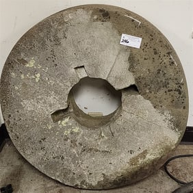 19th C Grinding Stone 28 1/2" D