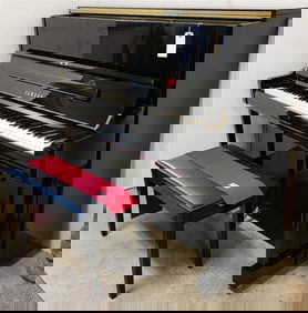 Yamaha U1 Practice Piano Serial # 6333434 w/Built In Hummidifier 47 1/2" H X 58 1/4" W X 24" Deep