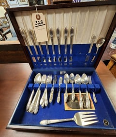 65 Pc. Rogers Brothers Silverplate Flatware Service