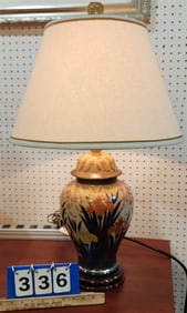 Chinese Ginger Jar Lamp 29"