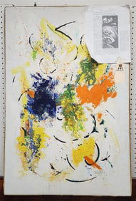 O/C Abstract Sgnd Silvia Podoloff 36" X 24"