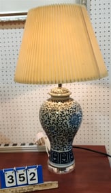 Chinese Ginger Jay Lamp 30" H