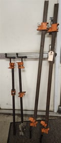 4 Metal Wood Clamps