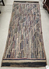 Hooked Rug 35" X 6'8"