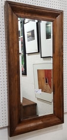 Empire Pine Ogee Framed Bevelled Mirror