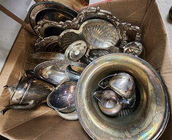Bx Silverplate Serving Pcs.