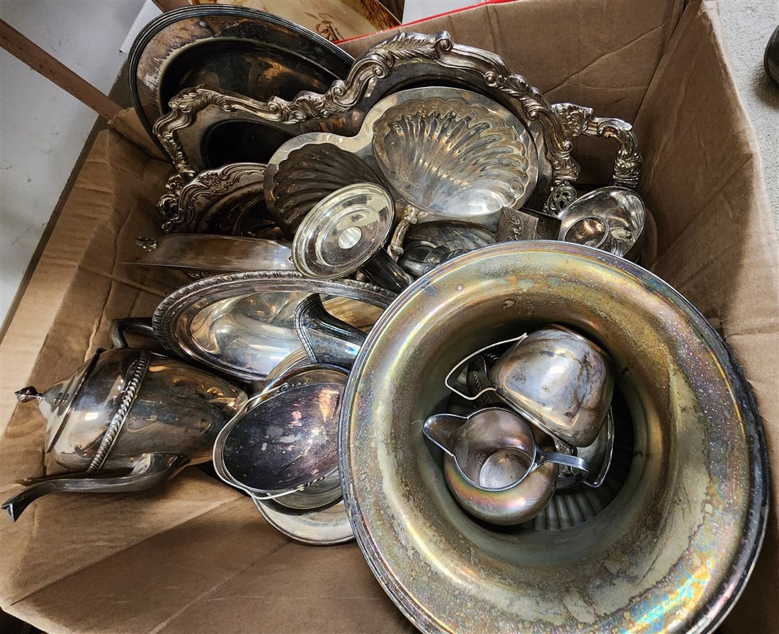 Bx Silverplate Serving Pcs. (1 of 1)