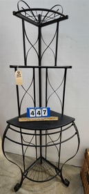 Wrought Corner Stand Cupboard 5'7" Hhk X 3' W