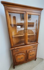Cherry Corner Cupboard 5'7" H X 3' W