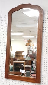 Mahog Framed Bevelled Mirror 44" X22"