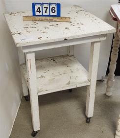 Ptd. 2 Tier Stand 30" H X 22 3/4" Sq.