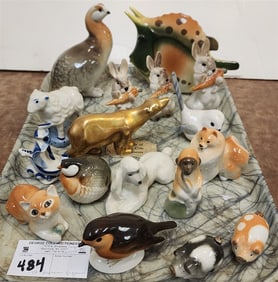 Tray 14 Russian Animal Figurines