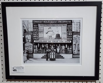 Framed Photo Dreamland's Big Circus Side Show Coney Island C1908 - 2013 Reprint The NY Times Coll.