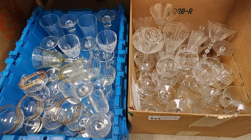 Tub + Bx Stemware - Cut, Etc.