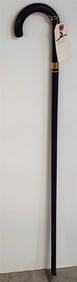 Rosewood Cane w/14K Bands