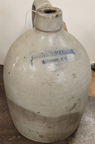 John H. Schreiber Rondout, NY Ironstone Jug