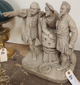Rogers Group "The Watch On The Santa Maria" 16" H X 13" W X 12" D