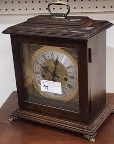 Bulova Bracket Mechanical Clock w/Westminster Chime 13" H X 12" W X 8" D