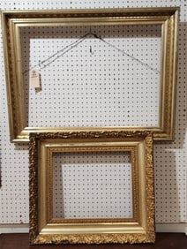 2 19th C Gilt Frames - 26 1/2" X 34 1/2" + 22" X 25"