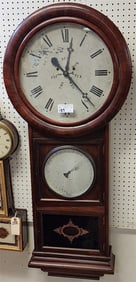 Welch Calendar No. 1 Wall Hanging Regulator 55" H X 23 1/2" W X 6" D