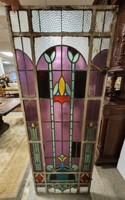 Steel Frame Leaded Panel 65 1/2" H X 25 1/4" W