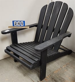 Wooden Lawn Chair 34" H X 28" W X 22 1/2" D