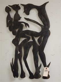 Haitan Steel Sculpture 33" H X 21" W