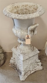 Metal Urn 30 1/2" H X 15" Diam.