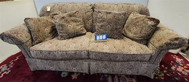 Clayton Marcus Uphols. Sofa 37" H X 7'5" L X 22" D