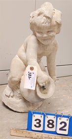 Cast Cement Garden Figure 20"