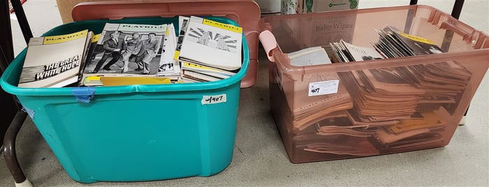 2 Tubs Of Playbills From 40's To Present