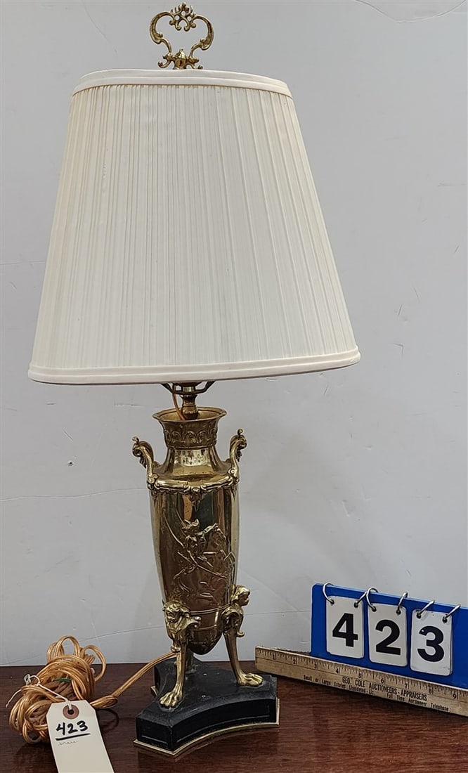 Brass Table Lamp 27": Brass Table Lamp 27"