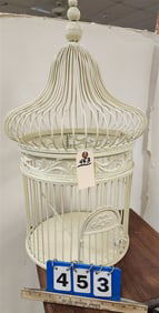 Wrought Birdcage 29" H X 16 1/2" Diam.