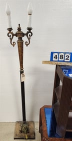 2 Light Metal Floor Lamp