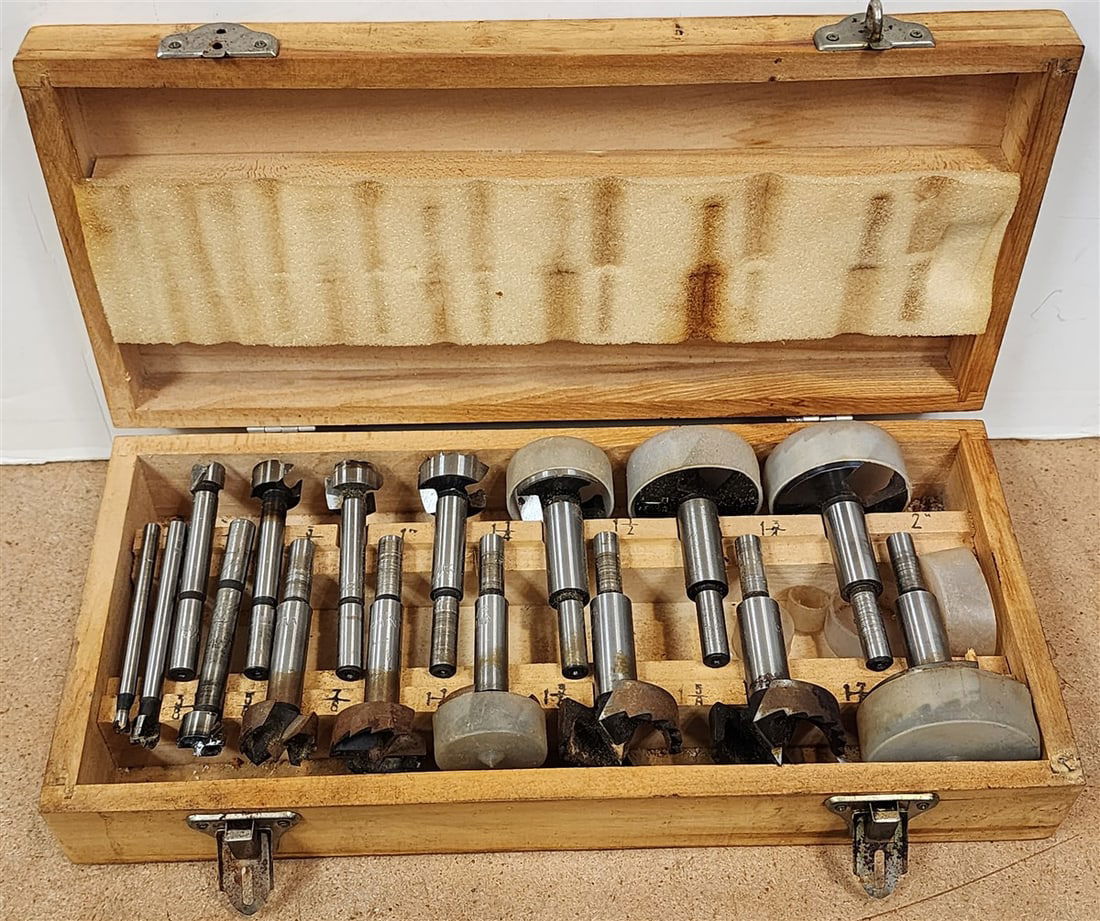Forstner Bit 16 Pc. Wisdom Set (1 of 2)