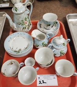 19th C Porcelain 20 Pc.Tea Set