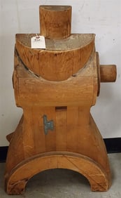 Wooden Mold For Machine Part 33" H X 20" W X 6 1/2" D