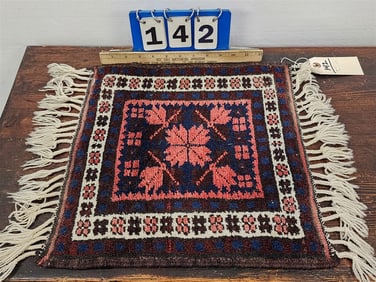 Persian Table Rug 20" X 15 1/2"