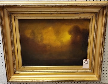 O/B Tonalist Landscape Sgnd 15" X 20 1/4" w/Frame 24" X 29"