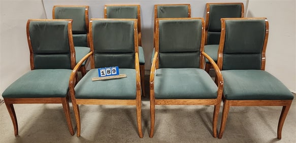 8 Henredon Chairs - 2 Arm 6 Side